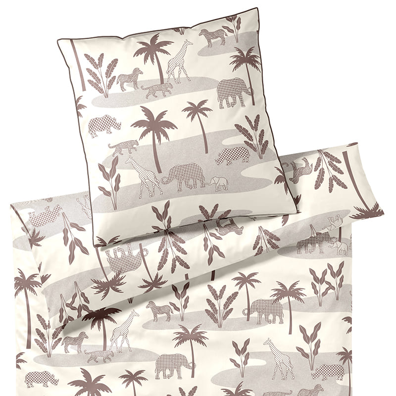 Satin-Bettwäsche 24546-Jungle Graphic (elegante) – Bild 2